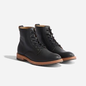 NISOLO Men's Martin All-Weather Lace-Up Boot size 10.5 Genuine Leather NWOT